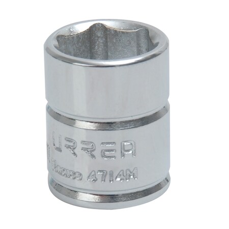 Urrea 1/4"drive, 14mm, 6 point metric short socket 4714M